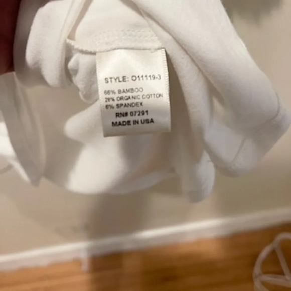 JOHNNY WAS Calme Fringe Trim Flutter Sleeve Cream Organic cotton.Size: XS - Picture 4 of 5